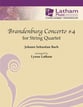 BRANDENBURG CONCERTO #4 PARTS cover